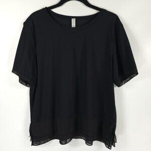 lululemon athletica Black Short Sleeve Tee